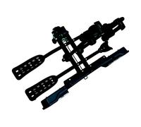 Peruzzo Siena Bike Rack For 2 Bikes Argento 2 Bikes Black