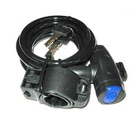 Peruzzo Pure Instinct Gancio Traino 2 Bici, Lucchetto con Chiave Unisex Adulto, Grigio, Unica