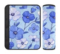 Pervinca Floreale Francese Art Cartoon Style 2 pz Pad spalla per cintura di sicurezza Stop cintura di sicurezza taglio nel collo per camion accessori para carro