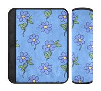 Pervinca Floreale Stile Country Cartoon Style 2 pz accessori auto Cinture di sicurezza Coperture Più Comfort Guida per il camion funda para cinturón de carro