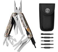 PERWIN Multi Tool - Pinza multiuso in acciaio inox 26 in 1, tagliafili intercambiabili, coltello, sega, coltello tascabile con fodero in nylon, regalo per fidanzato papà marito