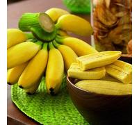 PERZOE 50 Semi di banano Nano, Mini Bonsai Frutta casa Giardino Ufficio pianta Arredamento Semi di Banane