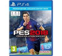 PES 2018 PRO EVOLUTION SOCCER PREMIUM EDITION PS4 PLAYSTATION 4 (GIOCO IN ITALIANO, SCATOLA IN INGLESE)
