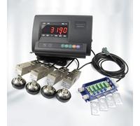 Pesa a ponte piccola autofabbricata set completo di accessori bilancia a piattaforma per celle di carico bilancia elettronica fai da te Monitor XK3190-A12E