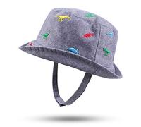 Pesaat Ricamo Dinosauro Bambino Cappello Cotone Bambino Carino Cappellino Estivo Per Ragazzo Ragazza(Dinosauro 50 cm(12-24 mesi))