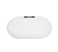Pesata Digitale per Neonati, Bilancia Elettronica Precisa 10g, Piattaforma 55x32cm di Grande Comfort, Schermo LED, Funzione Tara e Hold, Capacità 20kg, Monitoraggio della Crescita per Neonati e