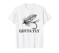 Pesca a Mosca Brook Dry Fly Tying Fisherman Gotta Fly Maglietta