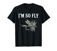 Pesca a Mosca Brook Dry Fly Tying Fisherman I'm So Fly Maglietta