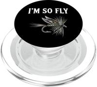 Pesca a mosca Brook Dry Fly Tying Fisherman I'm So Fly PopSockets PopGrip per MagSafe