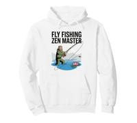 Pesca a Mosca Zen Master Lover Citazione Ossessione Humor Club Seas Felpa con Cappuccio