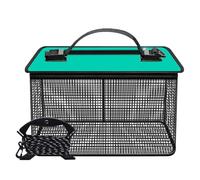 Pesca a rete portatile Netto Stoccaggio Gabbia Cestino da pesca Vivente Protezione Pesce Bucket Facile Da Usare Portatile