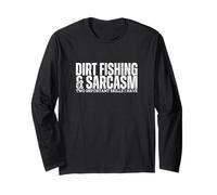 Pesca allo Sporco e Sarcasmo Rilevamento di Metalli Divertente Maglia a Manica