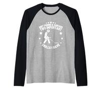 Pesca allo Sporco e Sarcasmo Rilevamento di Metalli Divertente Maglia con Maniche Raglan