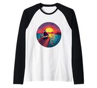 Pesca Babbo Natale Pole Pesca Mulinello Vacanze Natale Maglia con Maniche Raglan
