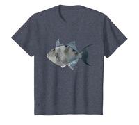 Pesca Balestra | Pesce Balestra Maglietta, Bambini, Pervinca, 4 Anni