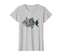 Pesca Balestra | Pesce Balestra Maglietta, Donna, Argento, 3XL
