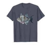 Pesca Balestra | Pesce Balestra Maglietta, Uomo, Pervinca, M