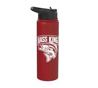 Pesca Bass King Bass Stainless Steel Insulated Water Bottle