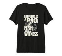 Pesca Buddy Angler Big Fish Joke Maglietta Premium