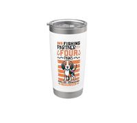 Pesca e American English Coonhound Bicchiere termico in acciaio inox doppia parete