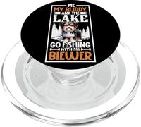 Pesca e Biewer Terrier PopSockets PopGrip per MagSafe