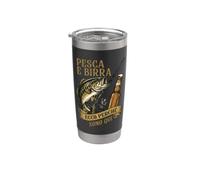 Pesca e birra Ecco perché sono qui vintage Bicchiere termico in acciaio inox doppia parete