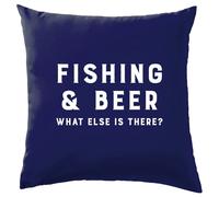 Pesca E Birra What Else Is Ci? - Cuscino - con la Lenza Asta Equipment
