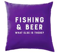 Pesca E Birra What Else Is Ci? - Cuscino - con la Lenza Asta Equipment