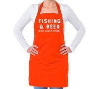 Pesca E Birra What Else Is Ci? - Unisex Adulti Grembiule - con la Lenza Asta