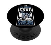 Pesca e Grand Bleu de Gascogne PopSockets PopGrip Adesivo