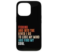 Pesca e nel fiume vado a perdere la testa e trovare il mio Custodia per iPhone 13 Pro