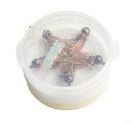 Pesca efficace con 5 ami a testa di perline per ninfa, affondamento rapido per trote (16# rosa)