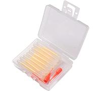 Pesca Fluorescente Lightstick Mini Silicone Galleggiante Pesca Canna Glow Sticks Pesca Fluorescente Lightstick Pesca Bastoni Luminosi Mini Silicone Per La Pesca Notturna Punta Canna Da Pesca Arancione