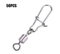 Pesca Girevole da 2 a 8# - Connettore Girevole in Acciaio Inox con Design Quick Lock-open per Tutte le Modalit¨¤ di Pesca