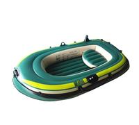 Pesca gonfiabile - Barca gonfiabile in PVC, zattera a gonfiaggio rapido, gommone resistente, kit per barca da pesca, ideale per attività all'aperto durante il campeggio sul fiume, avventura in acqua