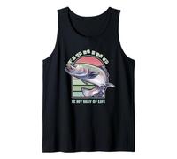 Pesca Il Mio Stile di Vita Vestito da Pesca per Pescatori Maschi Canotta