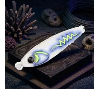 Pesca in barca Squid Jig 80g Slow Sink Action | Robusta struttura in metallo, resistente all'acqua salata, costruzione durevole, opzione 100 g, ambienti difficili