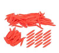 Pesca in Gomma galleggia Drift boia Pesce Accessorio Coda Triangolo a 2 Sacchetti Pesca di Alta qualità Piatta Leggera duratura duratura Durata a Lungo Servizio (Rosso Medio)