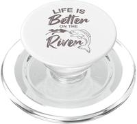 Pesca Life Am Fiume Angel Incantesimo pescatore Papa Angelfreunde PopSockets PopGrip per MagSafe