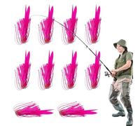 Pesca Lours maschere, esche Spinner Bass - 10 pezzi Silicone Luminous Jig Jirts - Accessori Pesce flessibili per il Bar di acqua di mare , Campeggio all'aperto