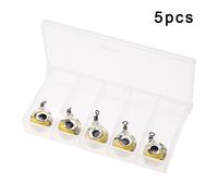 Pesca Luce Lampeggiante Lampada Calamaro Subacquea Attrae Rotondo Forma 1/5Pcs