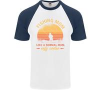 Pesca Mamma Like A Normale But Cooler DA UOMO S/S Baseball T-Shirt