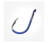 Pesca offset Jig 10PCS acciaio ad alto tenore di carbonio amo da pesca ad alto tenore di carbonio calamari gancio salato lenza da pesca fascio portatile ami da pesca Set (dimensioni: 9 #) ()