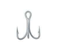 Pesca offset Jig 50 pezzi gancio forte corto Treble Fishing Hook Portable Fish Hooks Set (Dimensioni: 5/0 #) ()