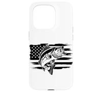 Pesca patriottica USA - American Flag Angler USA Custodia per iPhone 15 Pro