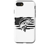 Pesca patriottica USA - American Flag Angler USA Custodia per iPhone SE (2020) / 7 / 8