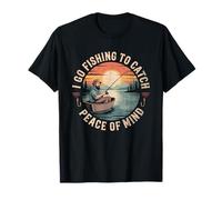 Pesca Peace of Mind Design - Tranquil Lake Scene Maglietta