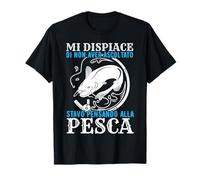 Pesca Pescatore Regalo Stavo Pensando Alla Pesca Maglietta