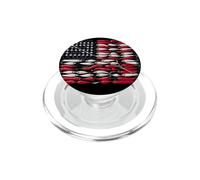 Pesca Pesce Retro Amante del Pesce Pescatore Uomini Donne Bambini PopSockets PopGrip per MagSafe