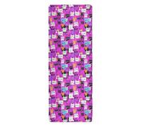 Pesca Punk Cats Colorful Cartoon caldo yoga mat per gli uomini stampato, antiscivolo, asciugamano yoga con borse tapete para ejercicio 180,3x66 cm